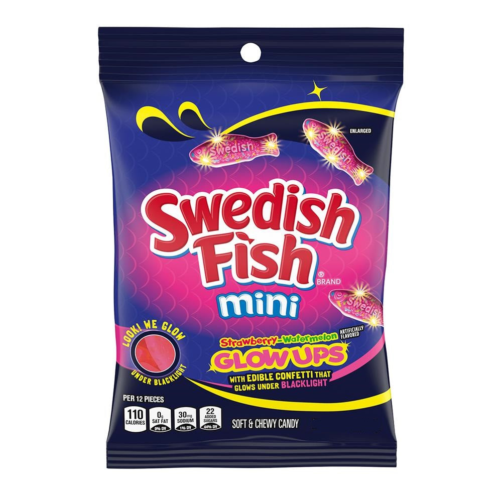 Swedish fish - Glow Ups - Fraise et Melon d'eau