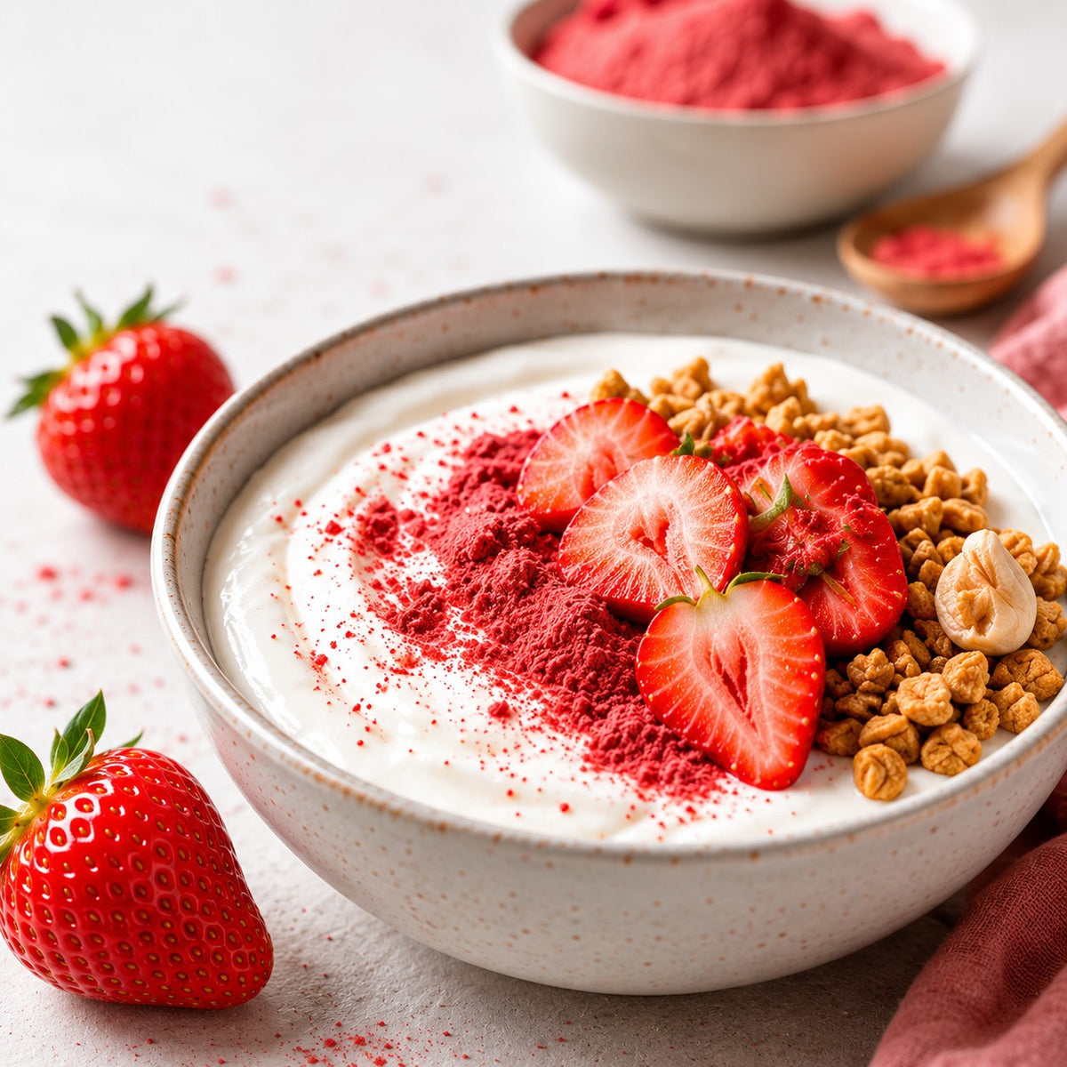 Freeze-dried Strawberry Powder