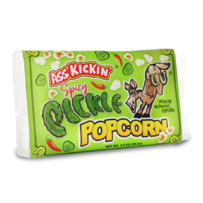 Ass Kickin' - Popcorn (99.2g) - Spicy Pickle