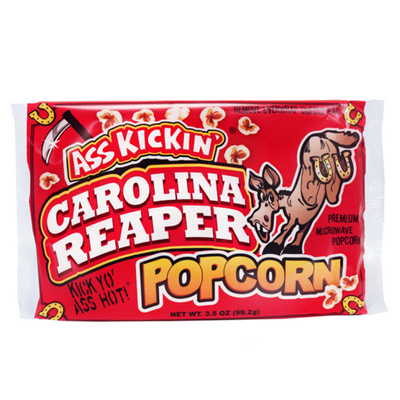 Ass Kickin' - Popcorn (99.2g) - Carolina Reaper Pepper