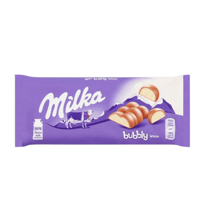 Milka - Allemagne - Bubbly White - 95g (exp:27-07)