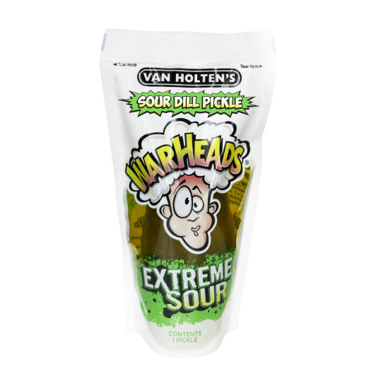 Cornichon Extreme Sour Dill Pickle - Van Holten's x Warheads