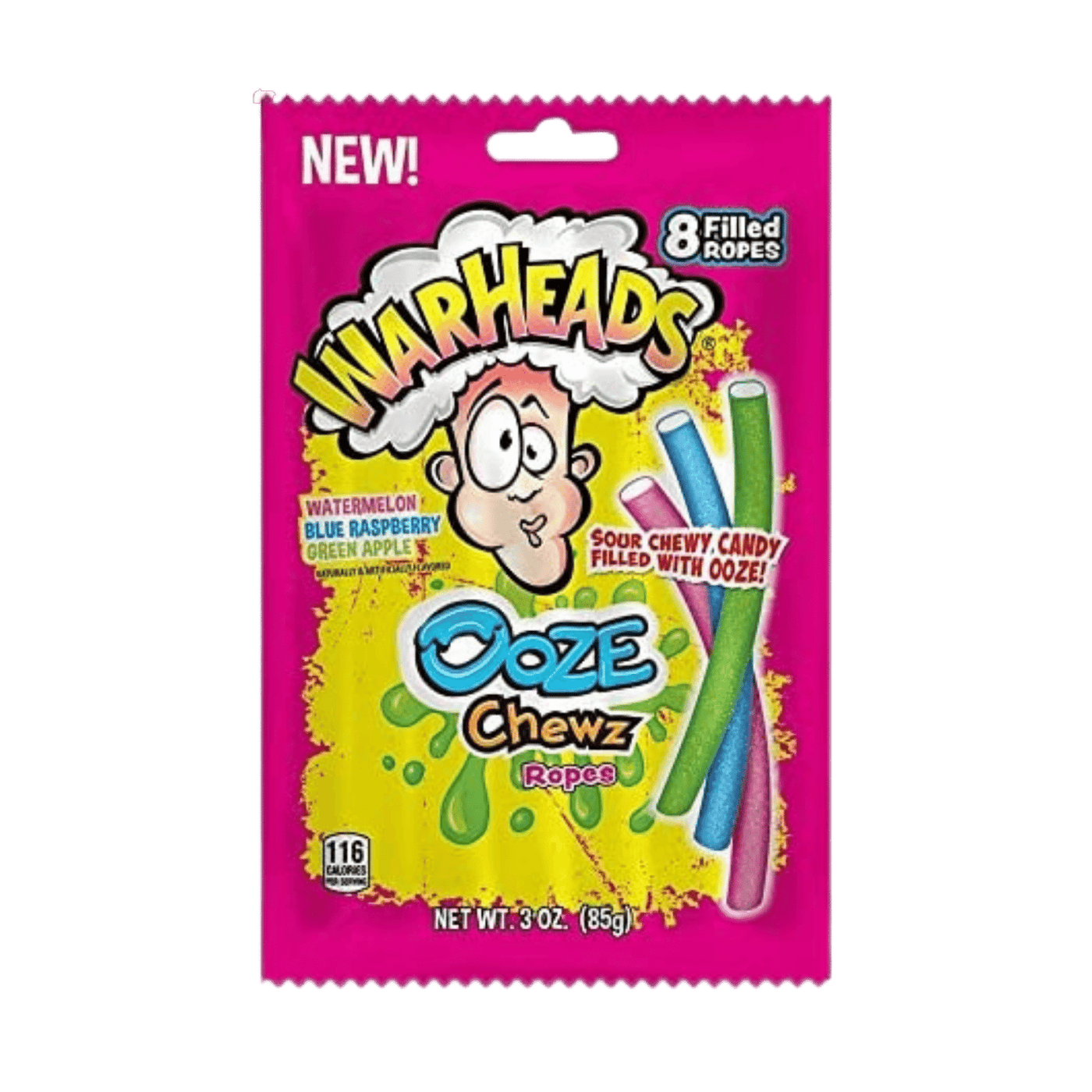 Warheads Ooze Chews Ropes